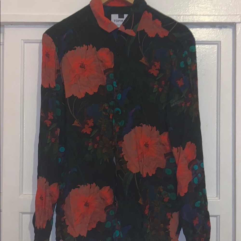 Topman floral dress shirt